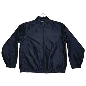 Cutter & Buck Men's CB WindTec Beacon Full Zip Jacket Size L Navy Windbreaker